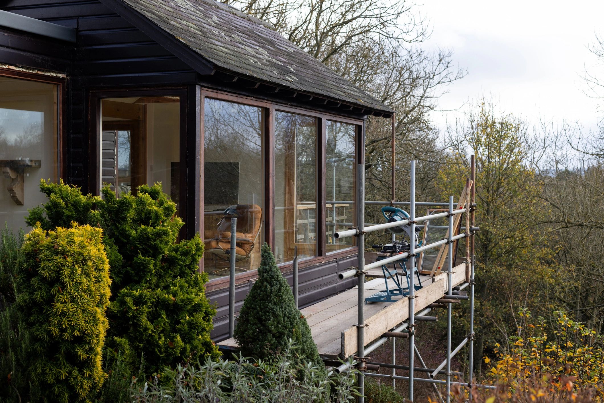 Structure exterior representing exclusion and prevention work