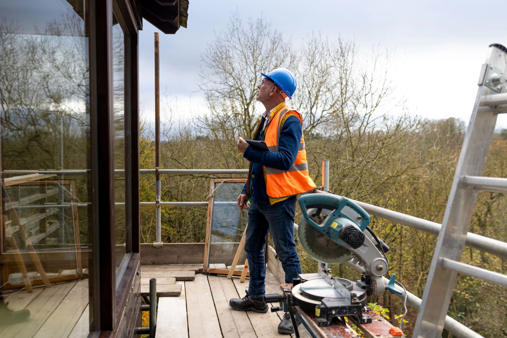 Roof inspection for wildlife exclusion service